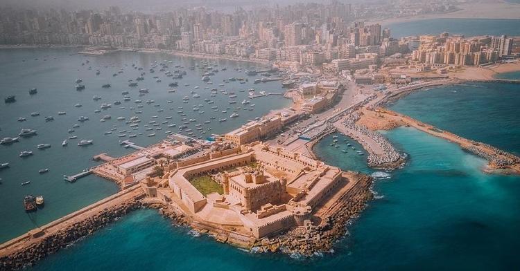 Iconic view of Alexandria