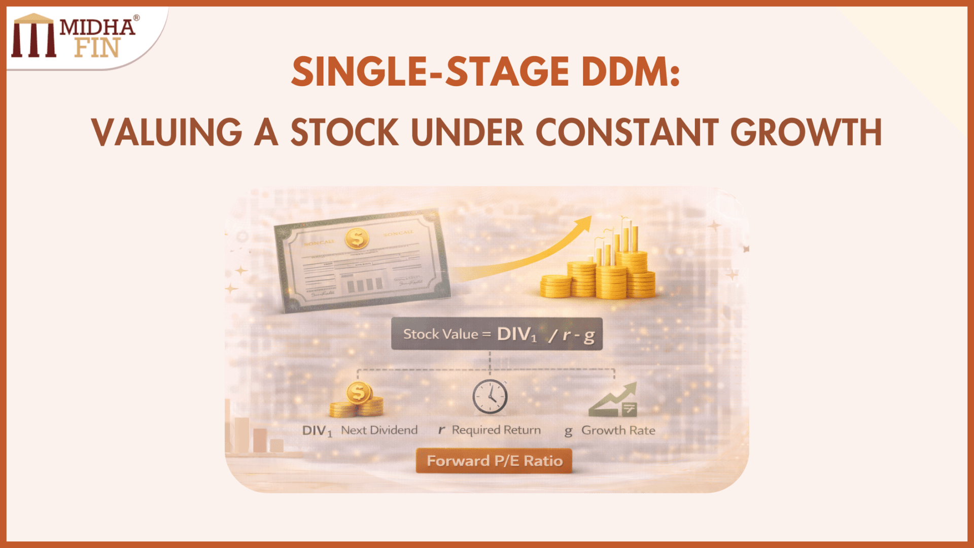 Single-Stage DDM and the Logic of Constant Growth