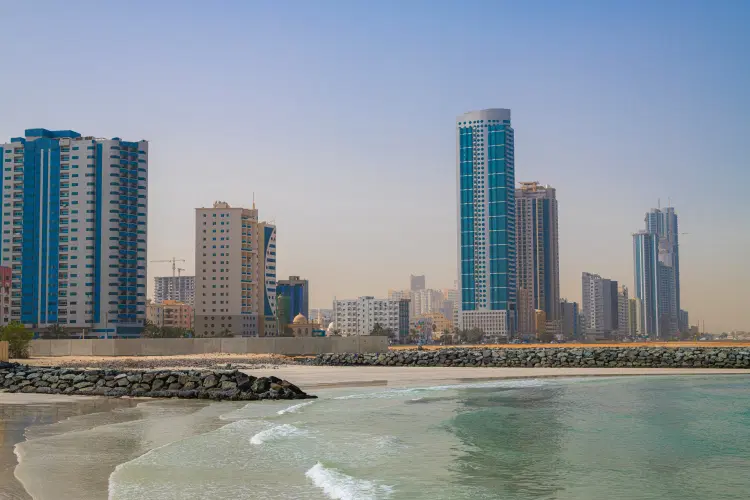 Iconic view of Ajman